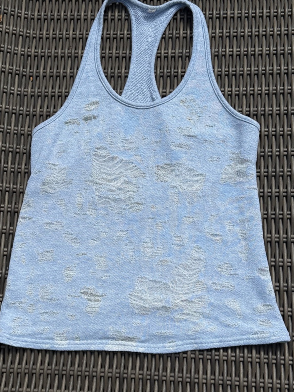 Alo Distressed Racerback Tank Top - Picture 2 of 16